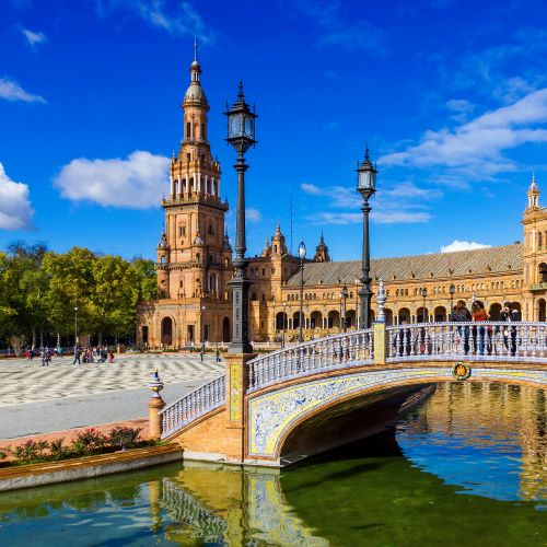Plaza de España en Sevilla.
